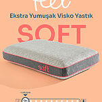 Feel Soft Visko Yastık - Ekstra Yumuşak Visco Ortopedik Yastık 60x40x12cm