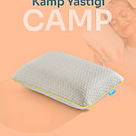 CAMP Ortopedik Visco Seyahat ve Kamp Yastığı 37x26x10cm