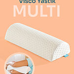MULTI Çok Amaçlı Visco Yastık Ortopedik Yastık Diz Yastığı 42x18x9 cm