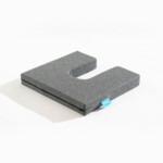 Visco Tekerlekli Sandalye Minderi Visko Arkası Açık Minder 41x39x6cm