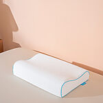 Yüksek Visco Yastık Çift Boyun Destekli Ortopedik Visko Yastık 60x40x14/12cm