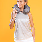 Visco Seyahat Yastığı Boyun Yastığı Gökyüzü - 31x31x9 cm