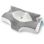 NOX Boyun Destekli Ortopedik Visco Yastık Gri - Rahat Uyku ve Güzellik Yastığı 64x38x12,5 cm